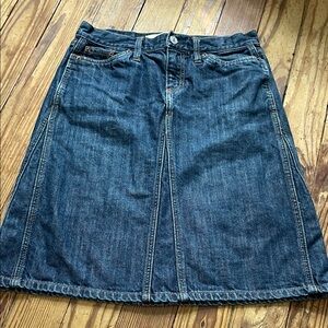 GAP Indigo A-Line Denim Skirt